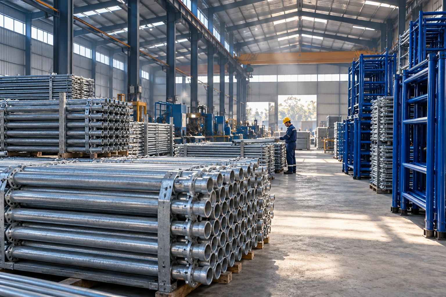 Illustrative construction material preparation
